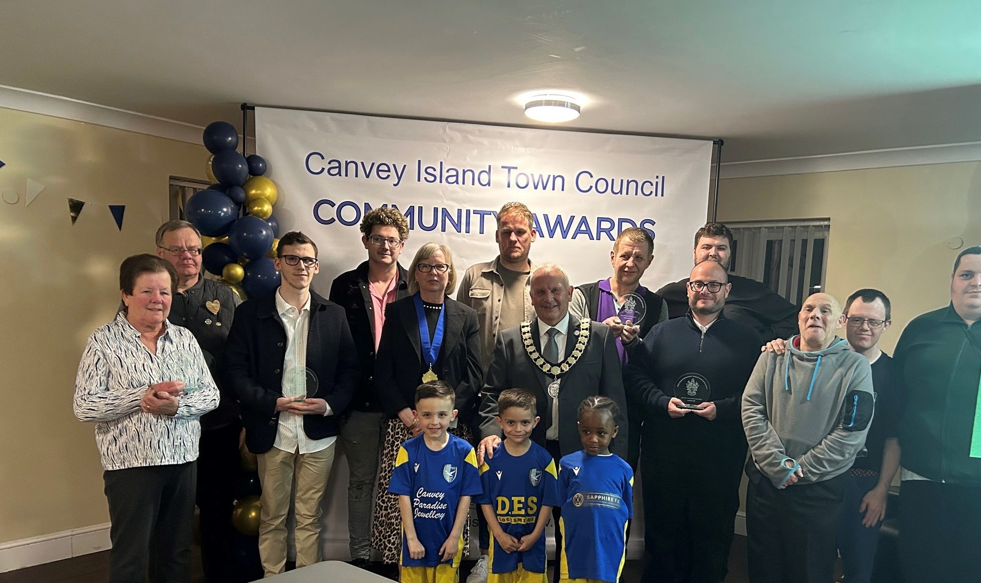 Award Winners, Town Mayor and Deputy Town Mayor