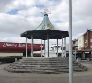 Bandstand before renovation